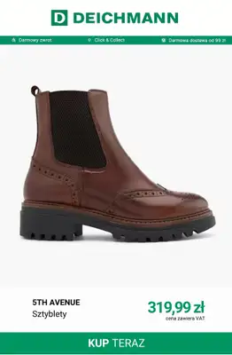 Deichmann - gazetka promocyjna Modne sztyblety damskie od wtorku 06.10  - strona 5