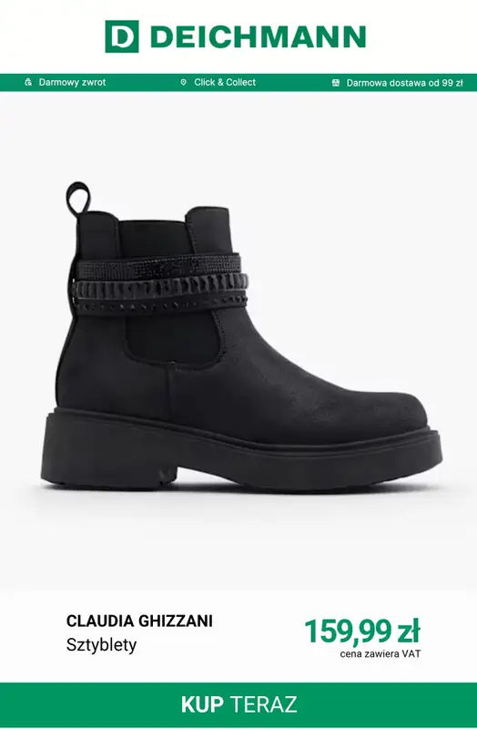 Deichmann - gazetka promocyjna Modne sztyblety damskie od wtorku 06.10  - strona 10