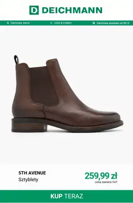 Deichmann - gazetka promocyjna Modne sztyblety damskie od wtorku 06.10  - strona 12