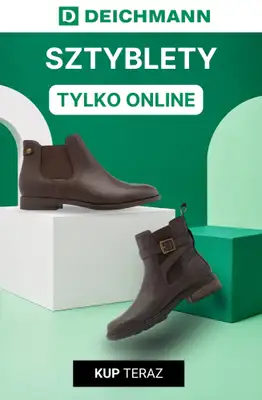 Deichmann - gazetka promocyjna Modne sztyblety damskie od wtorku 06.10 