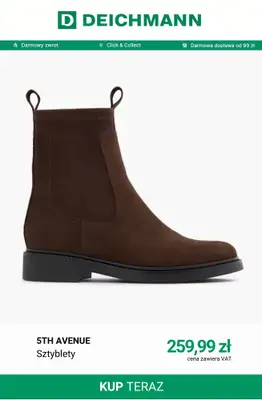 Deichmann - gazetka promocyjna Modne sztyblety damskie od wtorku 06.10  - strona 2