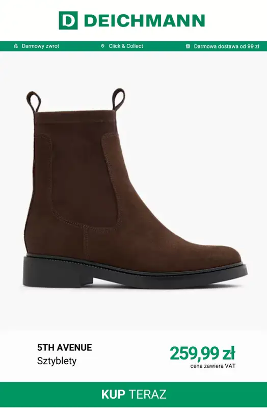 Deichmann - gazetka promocyjna Modne sztyblety damskie od wtorku 06.10  - strona 2