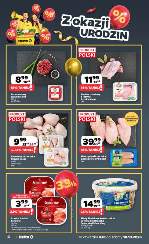 Netto - gazetka promocyjna Gazetka Spożywcza od czwartku 08.10 do soboty 10.10 - strona 6