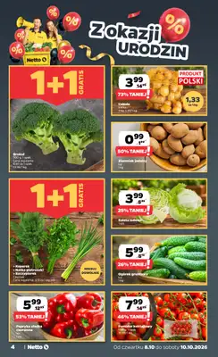 Netto - gazetka promocyjna Gazetka Spożywcza od czwartku 08.10 do soboty 10.10 - strona 4