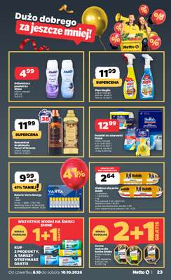 Netto - gazetka promocyjna Gazetka Spożywcza od czwartku 08.10 do soboty 10.10 - strona 23