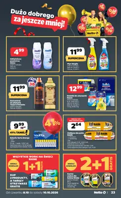 Netto - gazetka promocyjna Gazetka Spożywcza od czwartku 08.10 do soboty 10.10 - strona 23