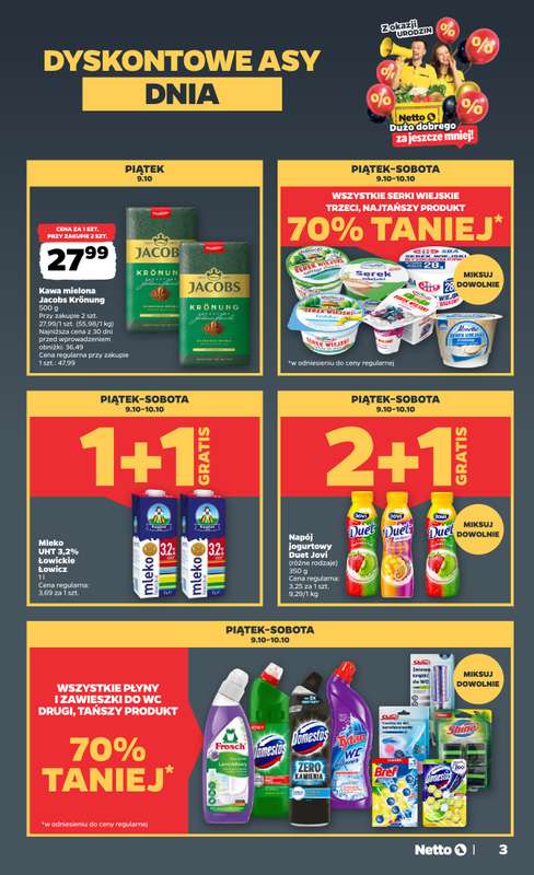 Netto - gazetka promocyjna Gazetka Spożywcza od czwartku 08.10 do soboty 10.10 - strona 3