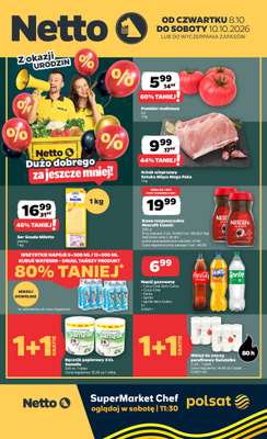 Netto - gazetka promocyjna Gazetka Spożywcza od czwartku 08.10 do soboty 10.10