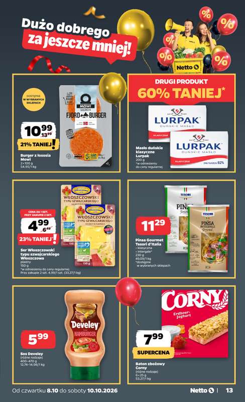 Netto - gazetka promocyjna Gazetka Spożywcza od czwartku 08.10 do soboty 10.10 - strona 13