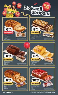 Netto - gazetka promocyjna Gazetka Spożywcza od czwartku 08.10 do soboty 10.10 - strona 16