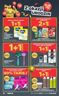 Netto - gazetka promocyjna Gazetka Spożywcza od czwartku 08.10 do soboty 10.10 - strona 22