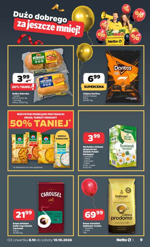 Netto - gazetka promocyjna Gazetka Spożywcza od czwartku 08.10 do soboty 10.10 - strona 9