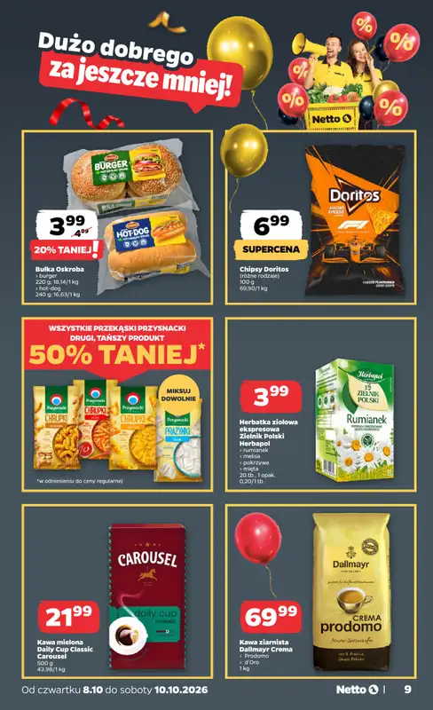 Netto - gazetka promocyjna Gazetka Spożywcza od czwartku 08.10 do soboty 10.10 - strona 9