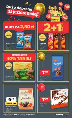 Netto - gazetka promocyjna Gazetka Spożywcza od czwartku 08.10 do soboty 10.10 - strona 17