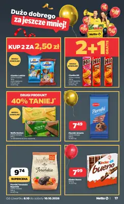 Netto - gazetka promocyjna Gazetka Spożywcza od czwartku 08.10 do soboty 10.10 - strona 17