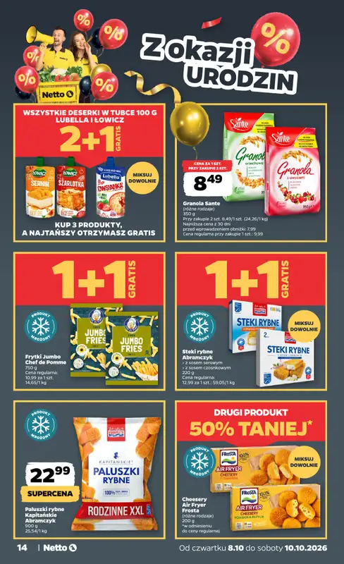 Netto - gazetka promocyjna Gazetka Spożywcza od czwartku 08.10 do soboty 10.10 - strona 14