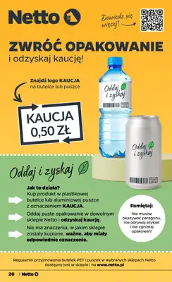 Netto - gazetka promocyjna Gazetka Spożywcza od czwartku 08.10 do soboty 10.10 - strona 20