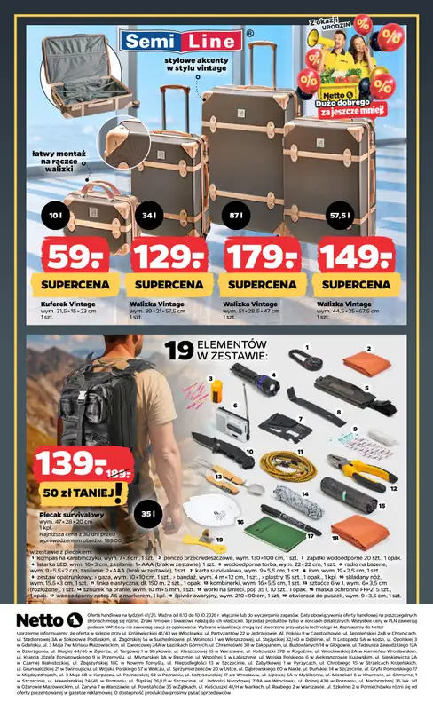 Netto - gazetka promocyjna Urodzinowe inspiracje tygodnia od czwartku 08.10 do środy 14.10 - strona 7