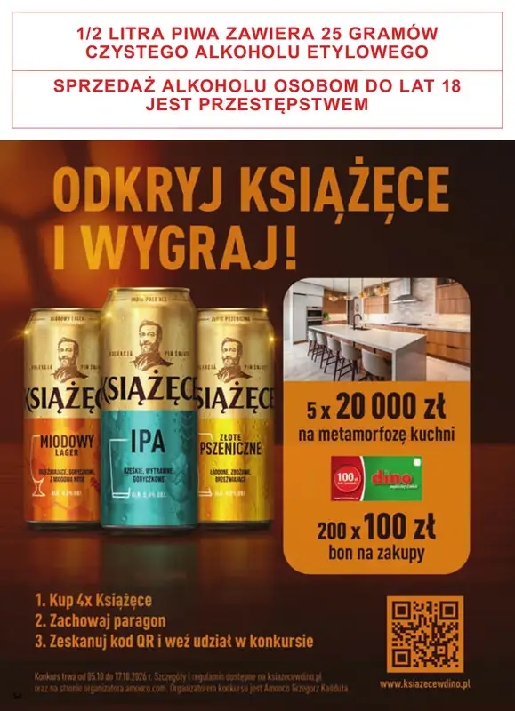Dino - gazetka promocyjna Gazetka 41 / 2026 od środy 07.10 do wtorku 13.10 - strona 54