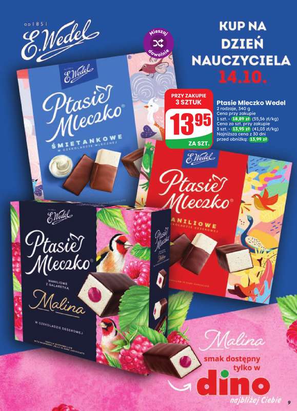 Dino - gazetka promocyjna Gazetka 41 / 2026 od środy 07.10 do wtorku 13.10 - strona 9