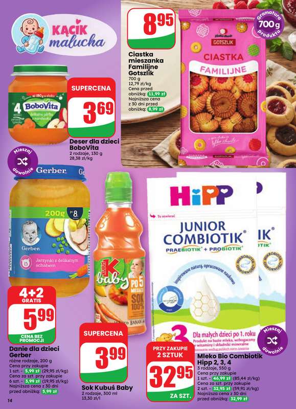 Dino - gazetka promocyjna Gazetka 41 / 2026 od środy 07.10 do wtorku 13.10 - strona 14