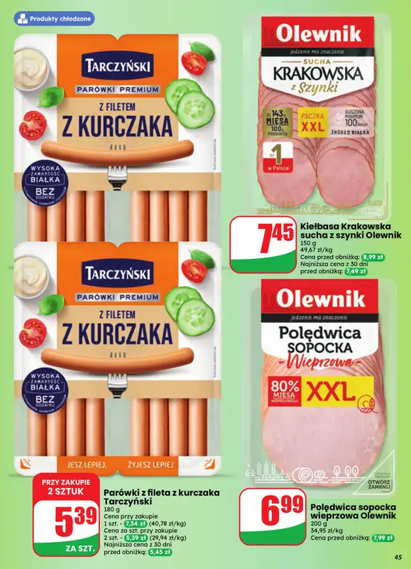 Dino - gazetka promocyjna Gazetka 41 / 2026 od środy 07.10 do wtorku 13.10 - strona 45