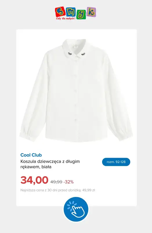 Smyk - gazetka promocyjna Wyprzedaż sezonowa do -50% od wtorku 06.10 do poniedziałku 12.10 - strona 15
