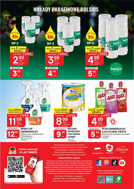 Chorten - gazetka promocyjna Gazetka Lubelskie, Radom Market od czwartku 08.10 do niedzieli 18.10 - strona 8