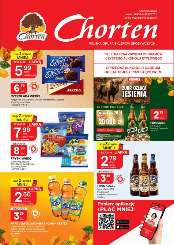 Chorten - gazetka promocyjna Gazetka Lubelskie, Radom Market od czwartku 08.10 do niedzieli 18.10