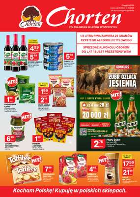 Chorten - gazetka promocyjna Gazetka Małopolska, Śląsk, Podkarpacie, Opolskie Market od czwartku 08.10 do niedzieli 18.10