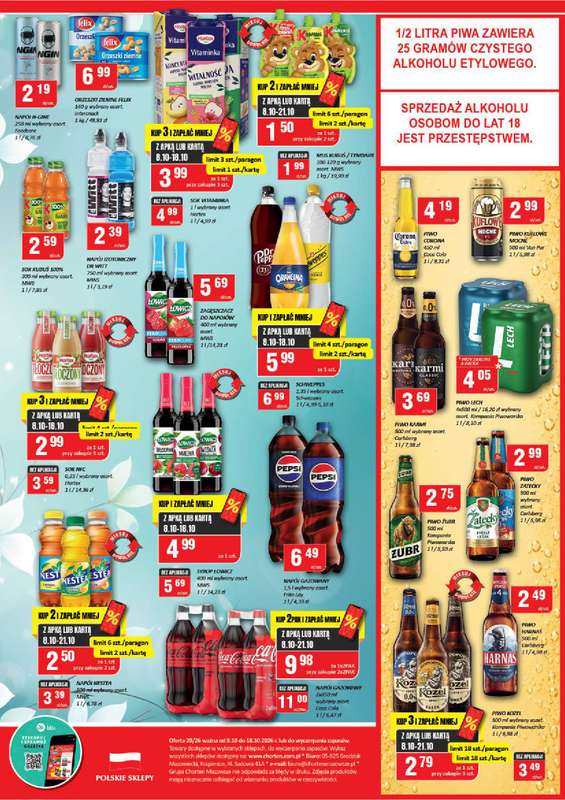 Chorten - gazetka promocyjna Gazetka Mazowsze Market od czwartku 08.10 do niedzieli 18.10 - strona 4