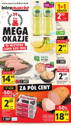 Intermarche - gazetka promocyjna Gazetka od czwartku 08.10 do środy 14.10