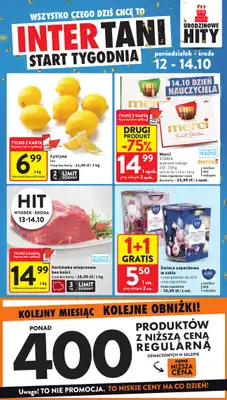 Intermarche - gazetka promocyjna Gazetka od czwartku 08.10 do środy 14.10 - strona 48