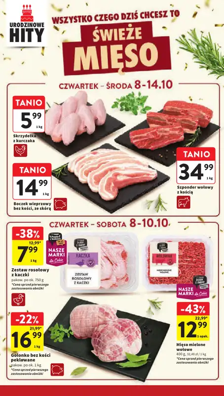 Intermarche - gazetka promocyjna Gazetka od czwartku 08.10 do środy 14.10 - strona 14