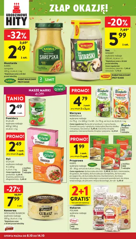 Intermarche - gazetka promocyjna Gazetka od czwartku 08.10 do środy 14.10 - strona 32