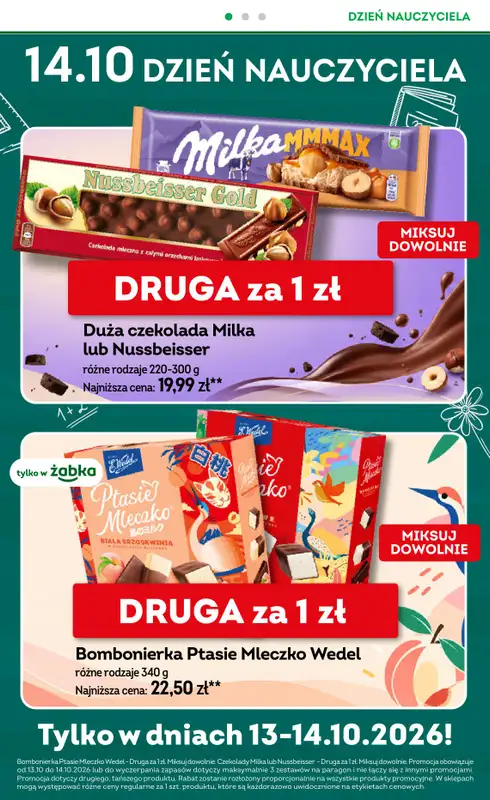 Żabka - gazetka promocyjna Gazetka od środy 07.10 do wtorku 20.10 - strona 14
