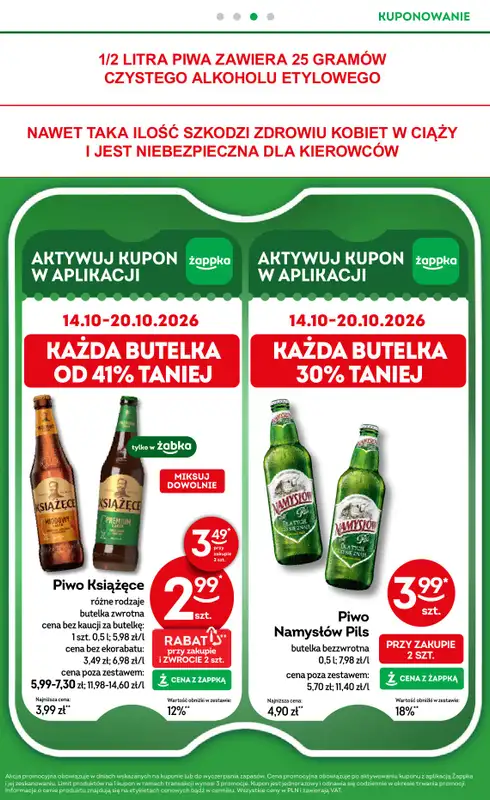 Żabka - gazetka promocyjna Gazetka od środy 07.10 do wtorku 20.10 - strona 36