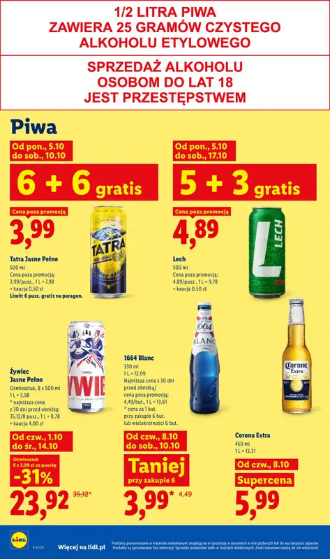 Lidl - gazetka promocyjna Gazetka od czwartku 08.10 do soboty 10.10 - strona 74