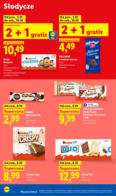 Lidl - gazetka promocyjna Gazetka od czwartku 08.10 do soboty 10.10 - strona 64
