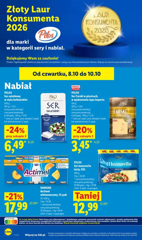 Lidl - gazetka promocyjna Gazetka od czwartku 08.10 do soboty 10.10 - strona 58