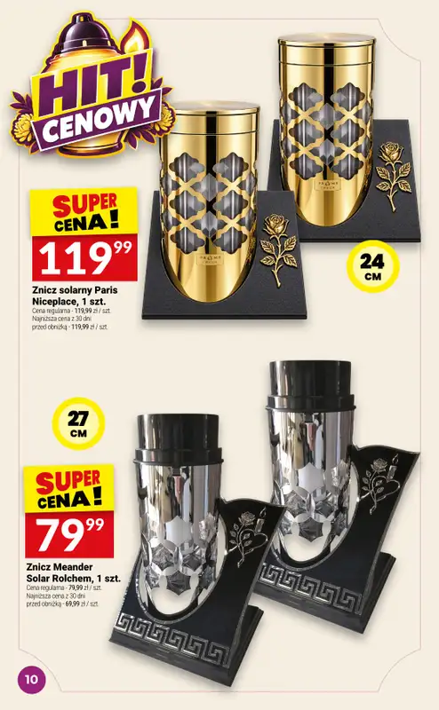 Twój Market - gazetka promocyjna Katalog znicze od środy 07.10 do wtorku 13.10 - strona 10
