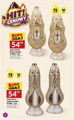 Twój Market - gazetka promocyjna Katalog znicze od środy 07.10 do wtorku 13.10 - strona 4