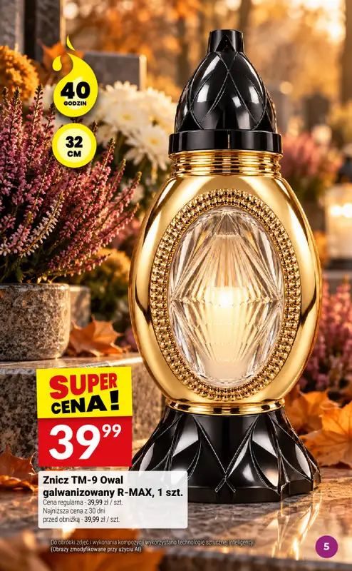 Twój Market - gazetka promocyjna Katalog znicze od środy 07.10 do wtorku 13.10 - strona 5