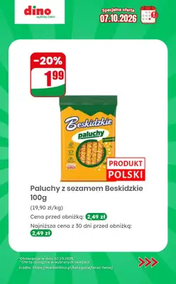 Dino - gazetka promocyjna Specjalna oferta na 07.10.2026 - promocje spoza gazetki od środy 07.10 do środy 07.10 - strona 8