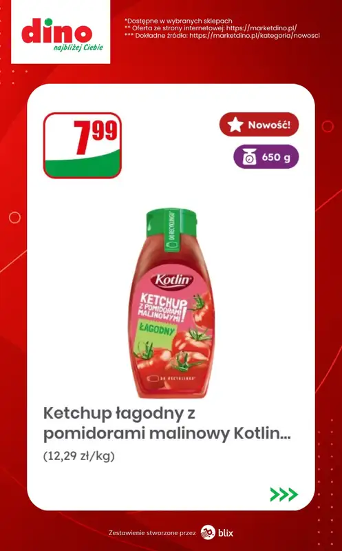 Dino - gazetka promocyjna Nowości w Dino! od środy 07.10  - strona 14
