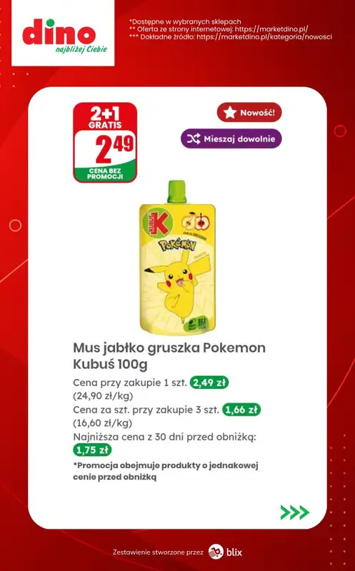 Dino - gazetka promocyjna Nowości w Dino! od środy 07.10  - strona 7