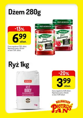 Delikatesy Piotruś Pan - gazetka promocyjna Plakaty promocyjne od środy 07.10 do środy 14.10 - strona 3