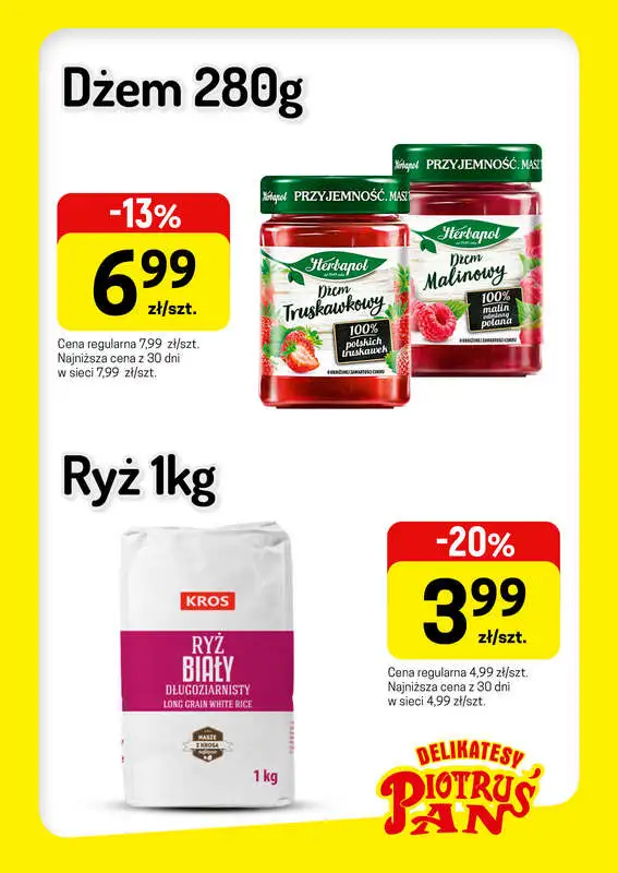 Delikatesy Piotruś Pan - gazetka promocyjna Plakaty promocyjne od środy 07.10 do środy 14.10 - strona 3