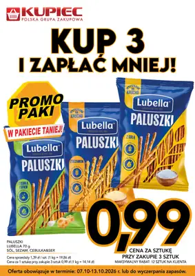 Kupiec - gazetka promocyjna Promopaki od środy 07.10 do wtorku 13.10 - strona 5