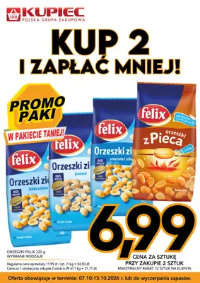 Kupiec - gazetka promocyjna Promopaki od środy 07.10 do wtorku 13.10 - strona 3